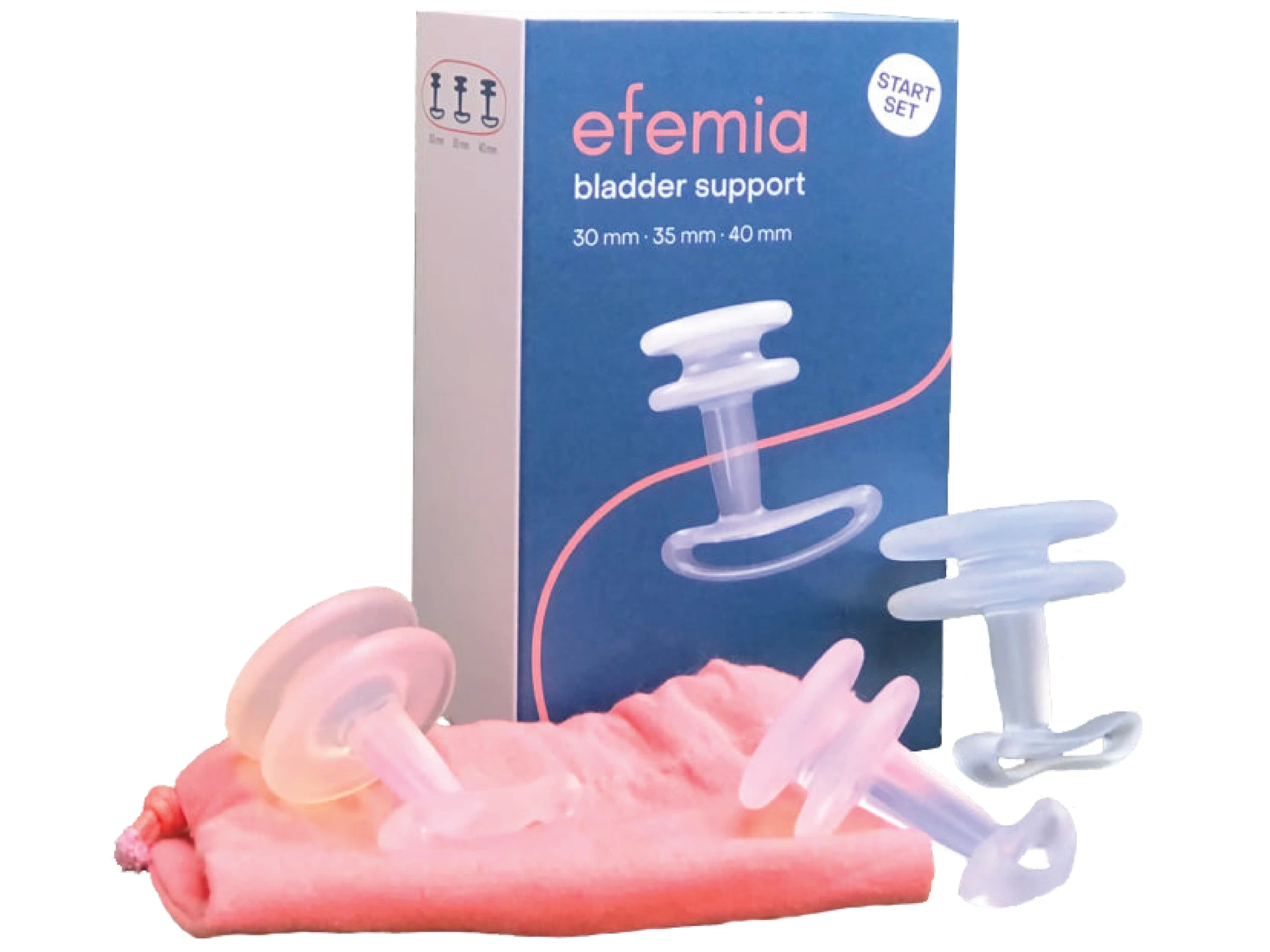 Efemia urinstopper startsett str S, M og L 3 stk