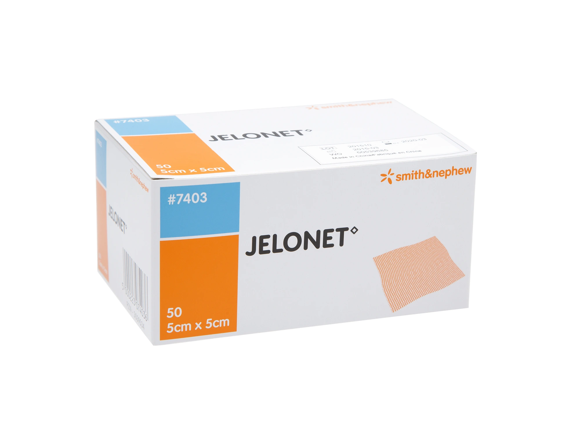 Jelonet vaselinkompress 5x5cm 50 stk