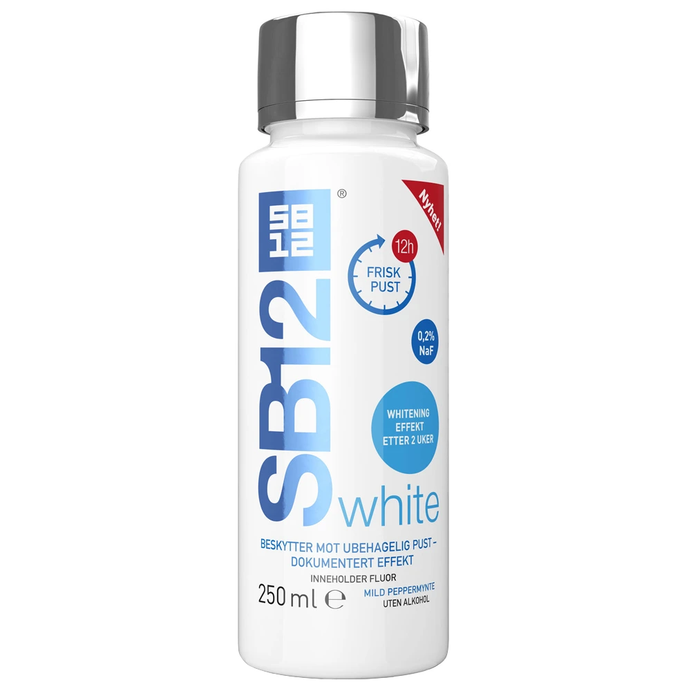 SB12 White munnskyll 250 ml