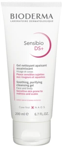 Bioderma Sensibio DS+ rensegel ansikt og kropp 200 ml