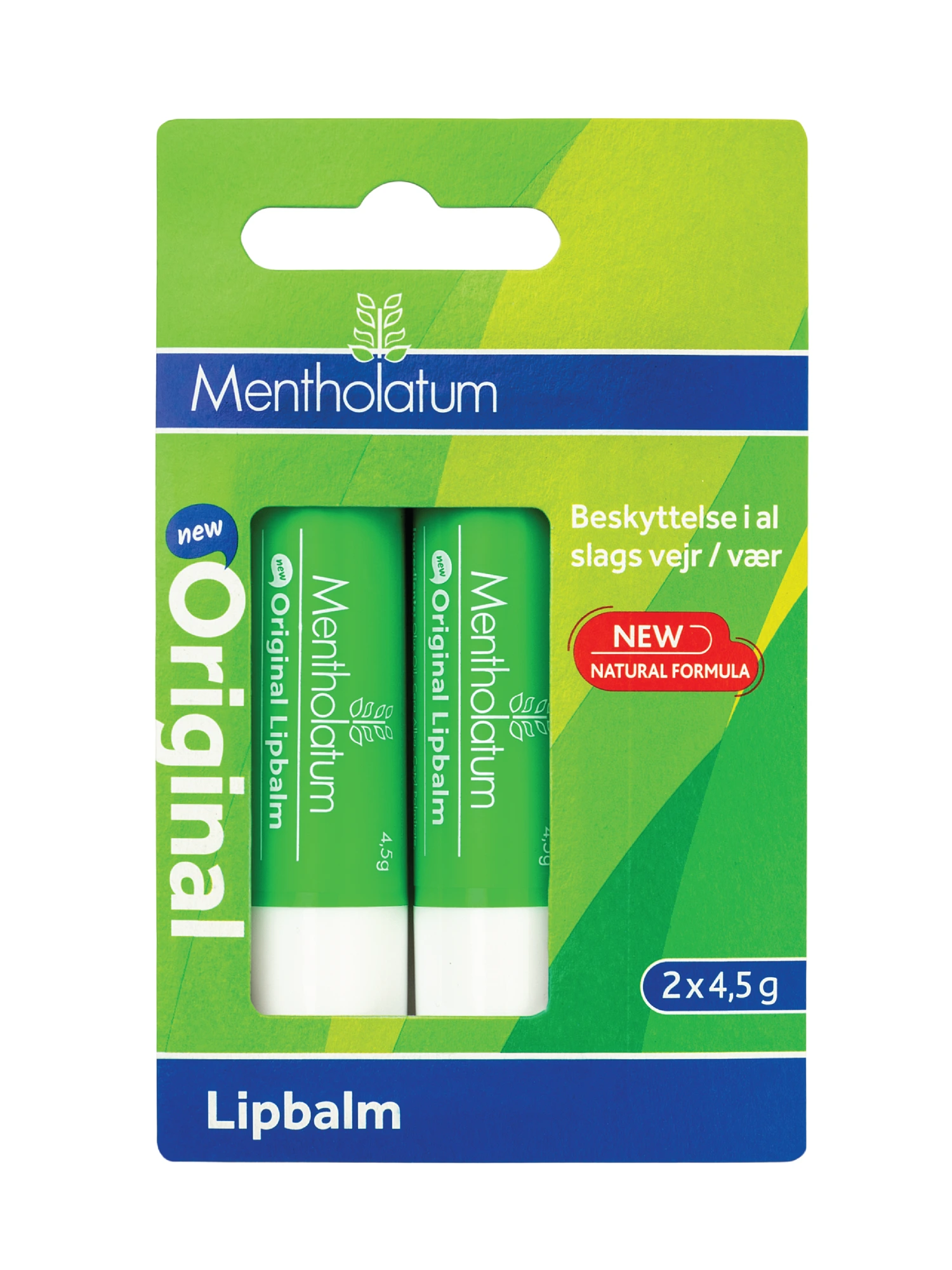 Mentholatum Original Lipbalm Duo leppepomade 2x4,5 g