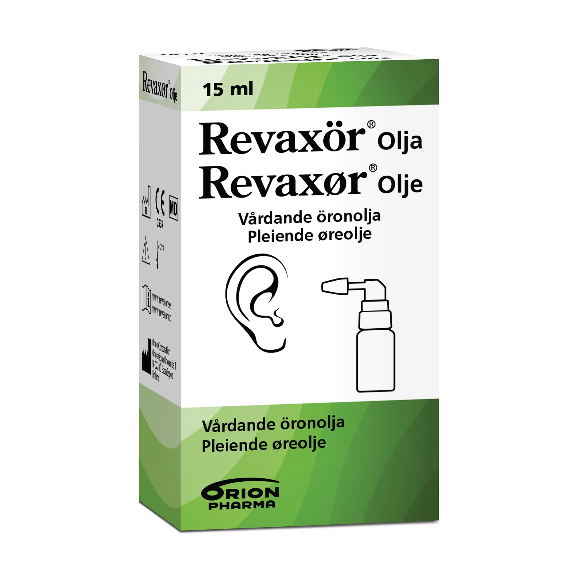 Revaxør olje ørespray forebyggende 15 ml