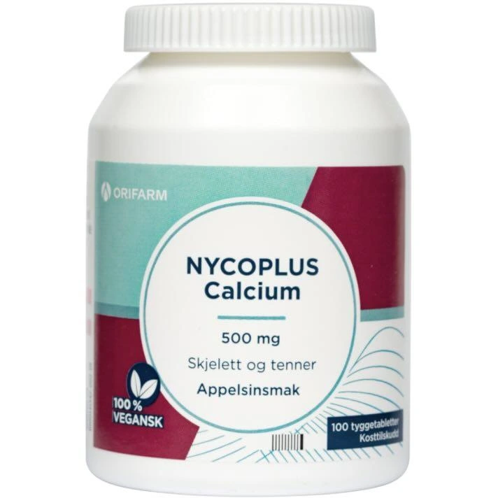 Nycoplus calcium tyggetab 500 mg