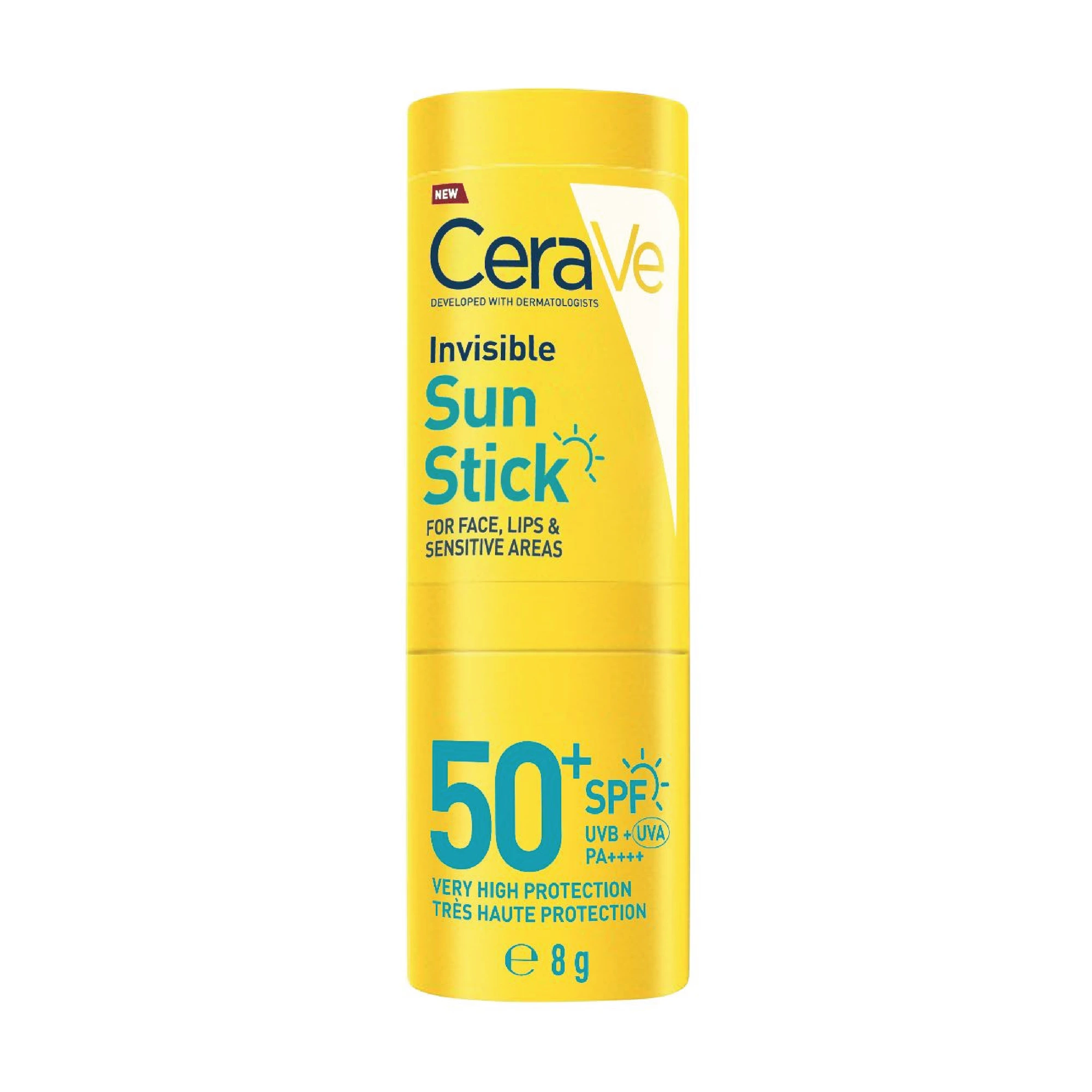CeraVe Invisible Sun Stick SPF 50+, 8 g