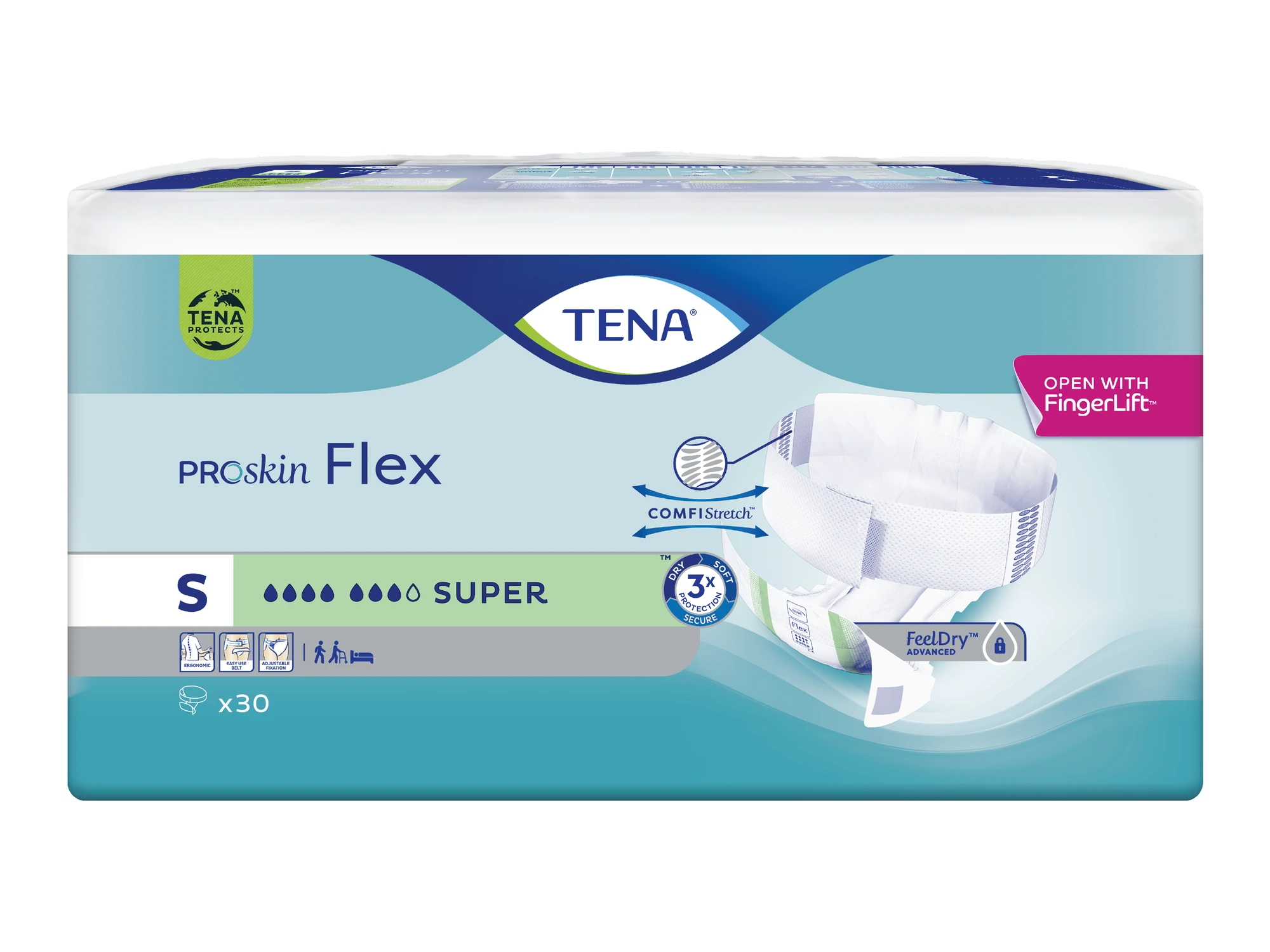 TENA Flex Super S beltebleier 30 stk