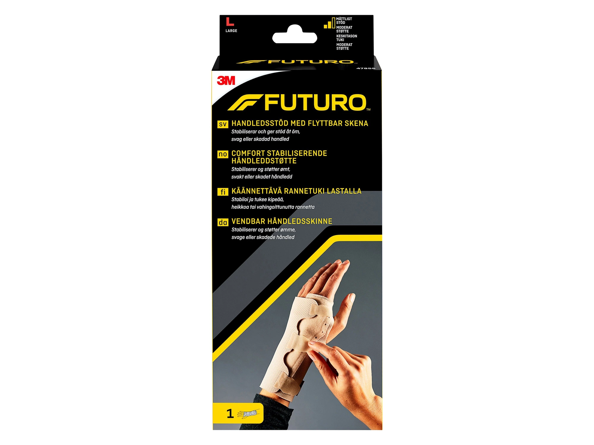Futuro Comfort stabiliserende håndleddstøtte str L 1 stk