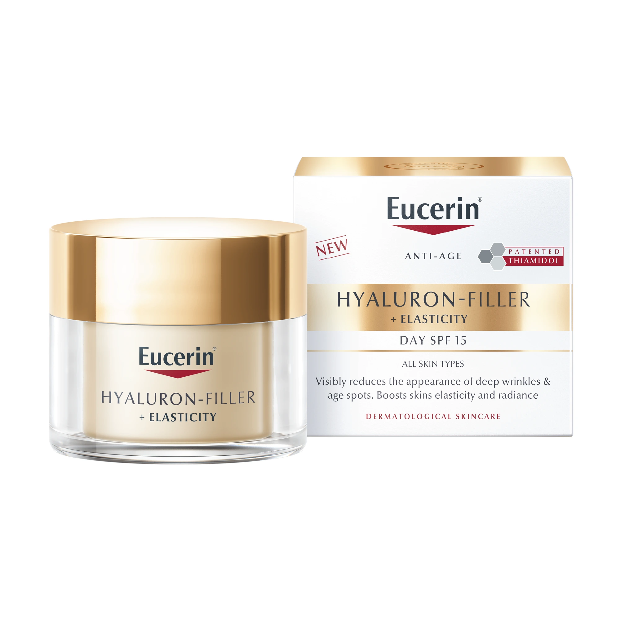 Eucerin Hyaluron-Filler + Elasticity dagkrem SPF15 50 ml