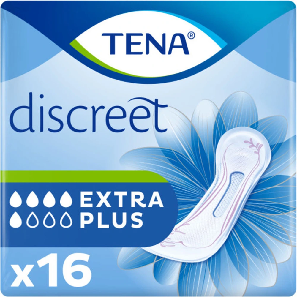 TENA Discreet Extra Plus InstaDry bind 16 stk
