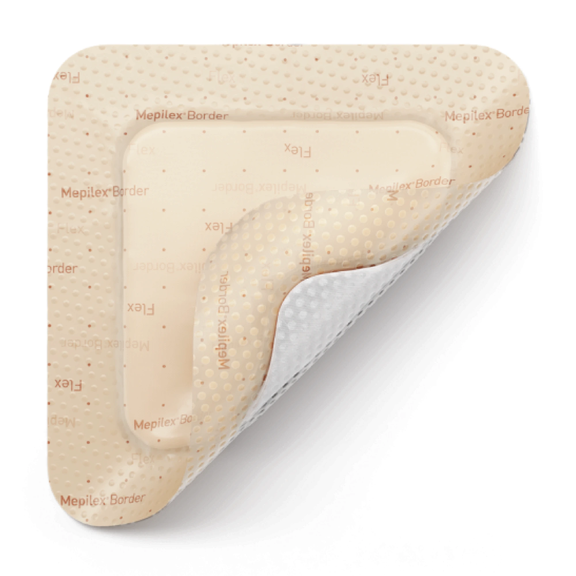 Mepilex Border Flex bandasje 10x10cm 5 stk