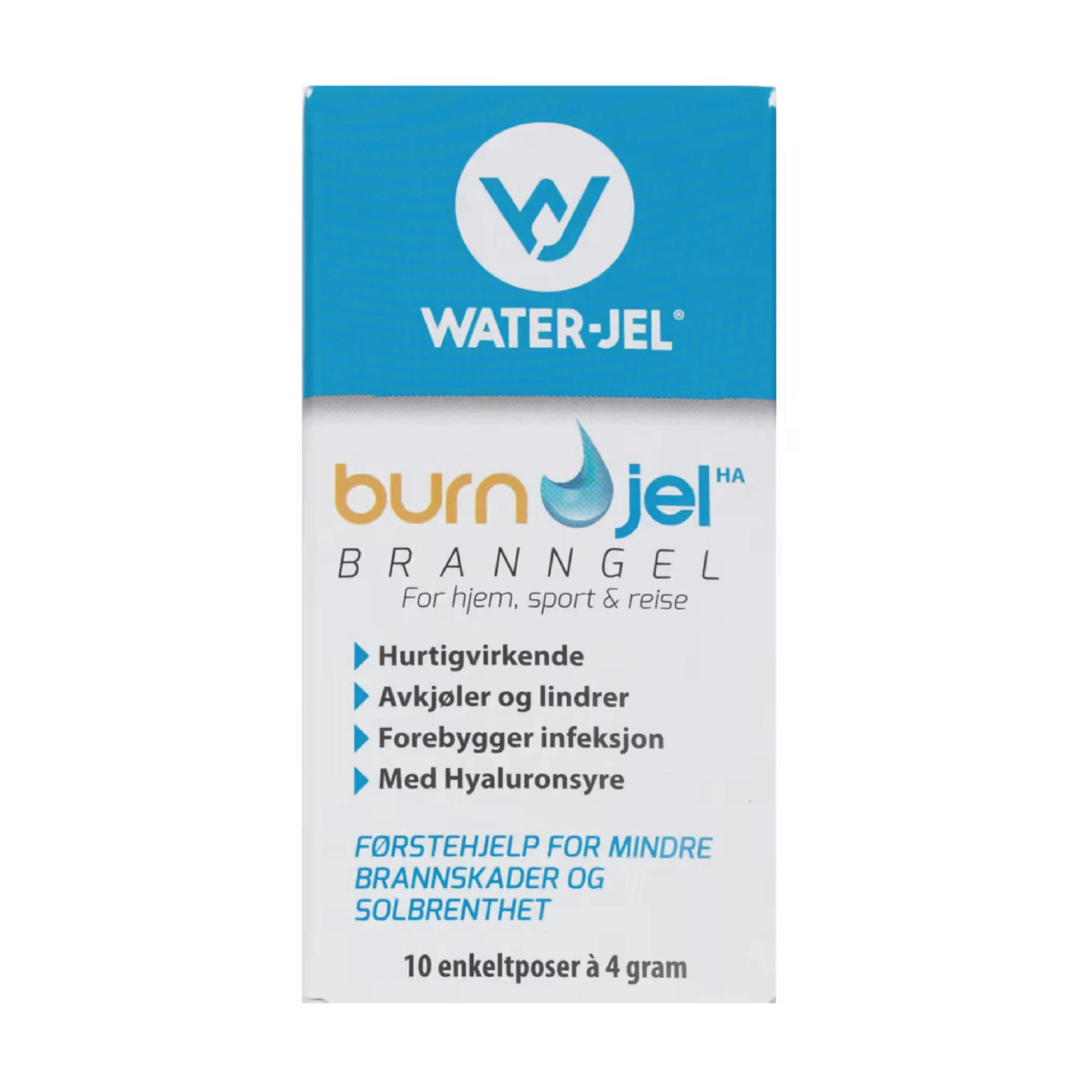 Water-Jel branngel 10x4 g