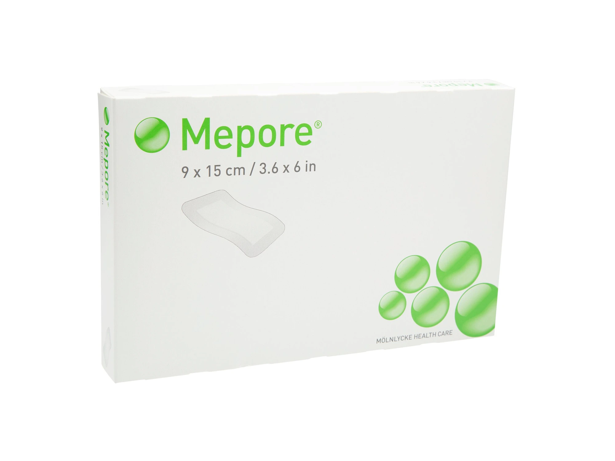 Mepore selvheftende bandasje 9x15cm 5 stk