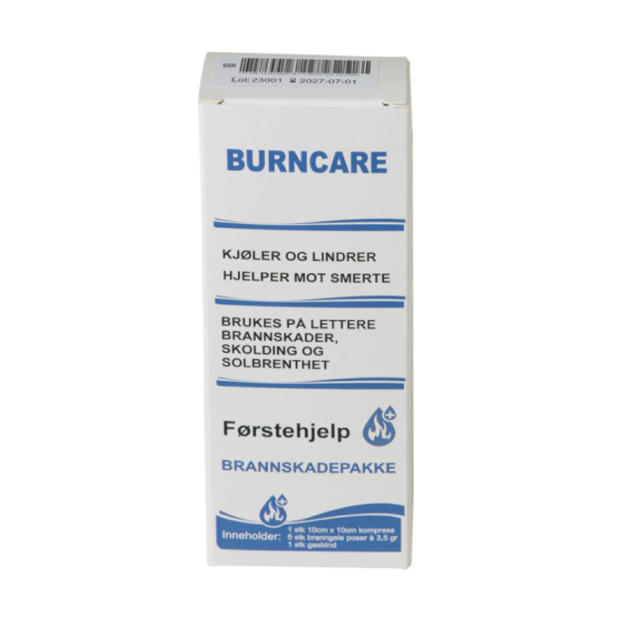 Burncare Brannskadepakke, 1 stk.