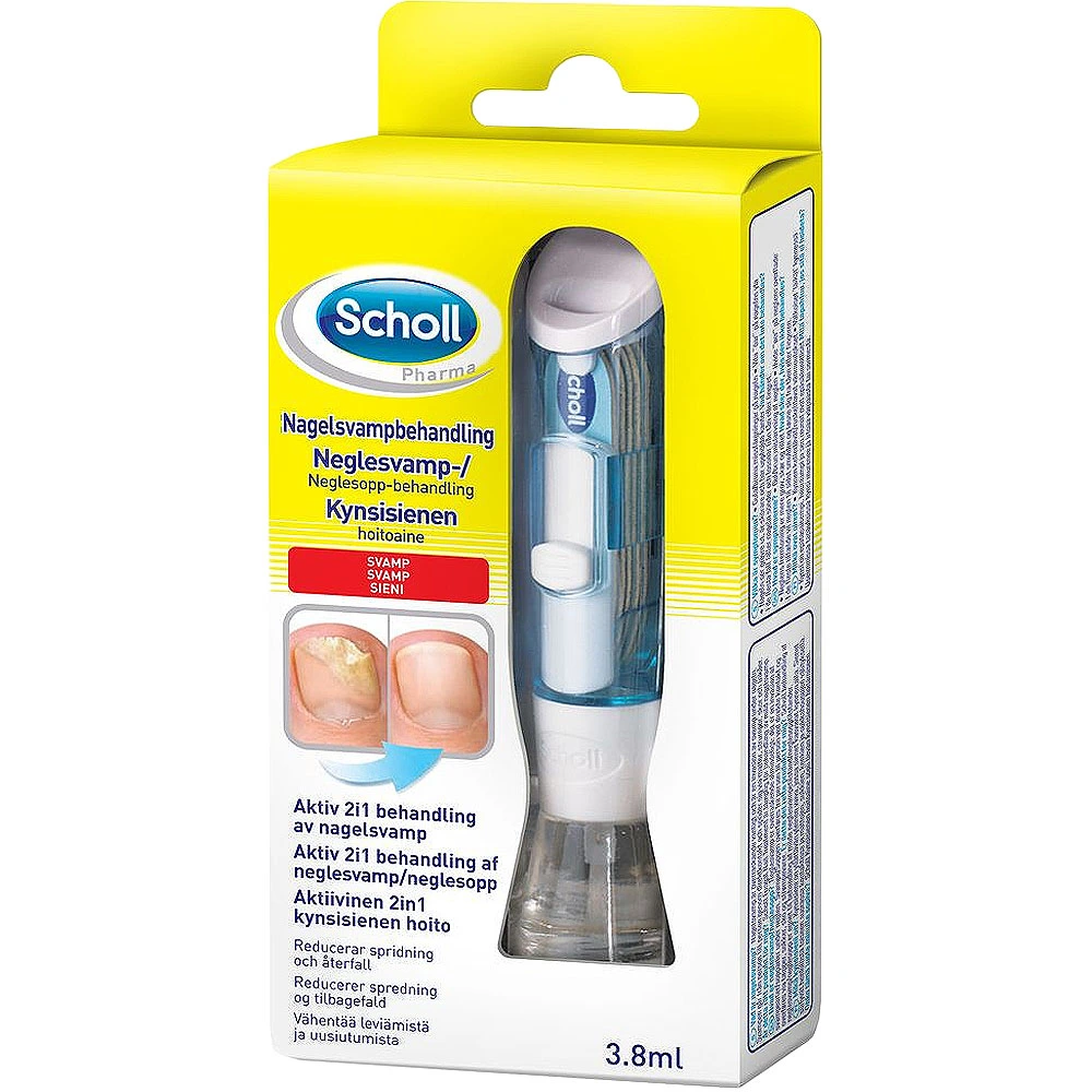 Dr. Scholl's 2-i-1 neglesoppbehandling 1 stk