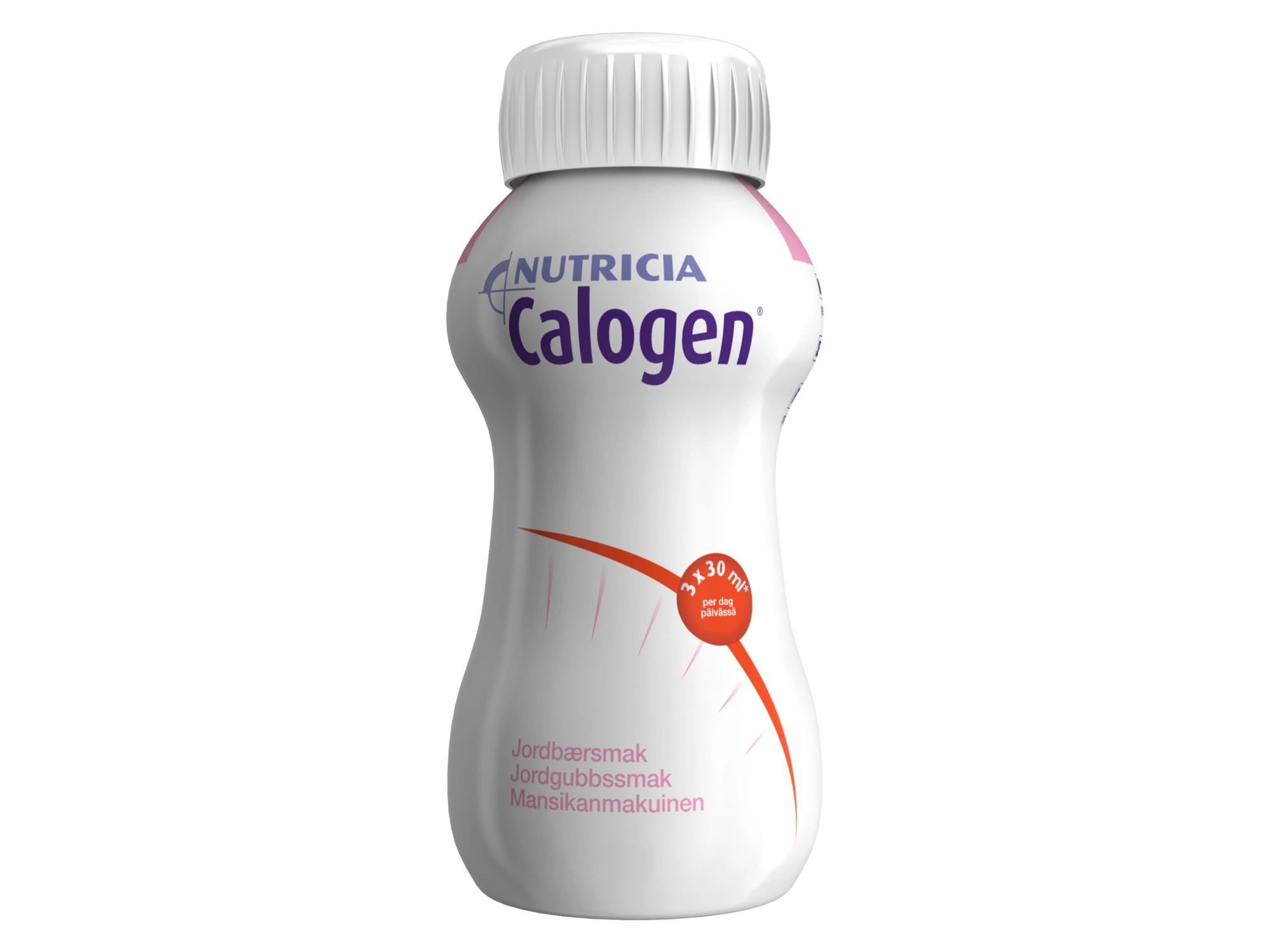 Calogen fettemulsjon jordbær 4x200 ml