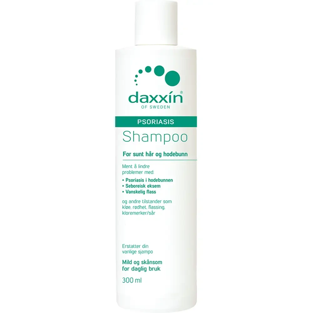 Daxxin sjampo mot psoriasis uten parfyme 300 ml