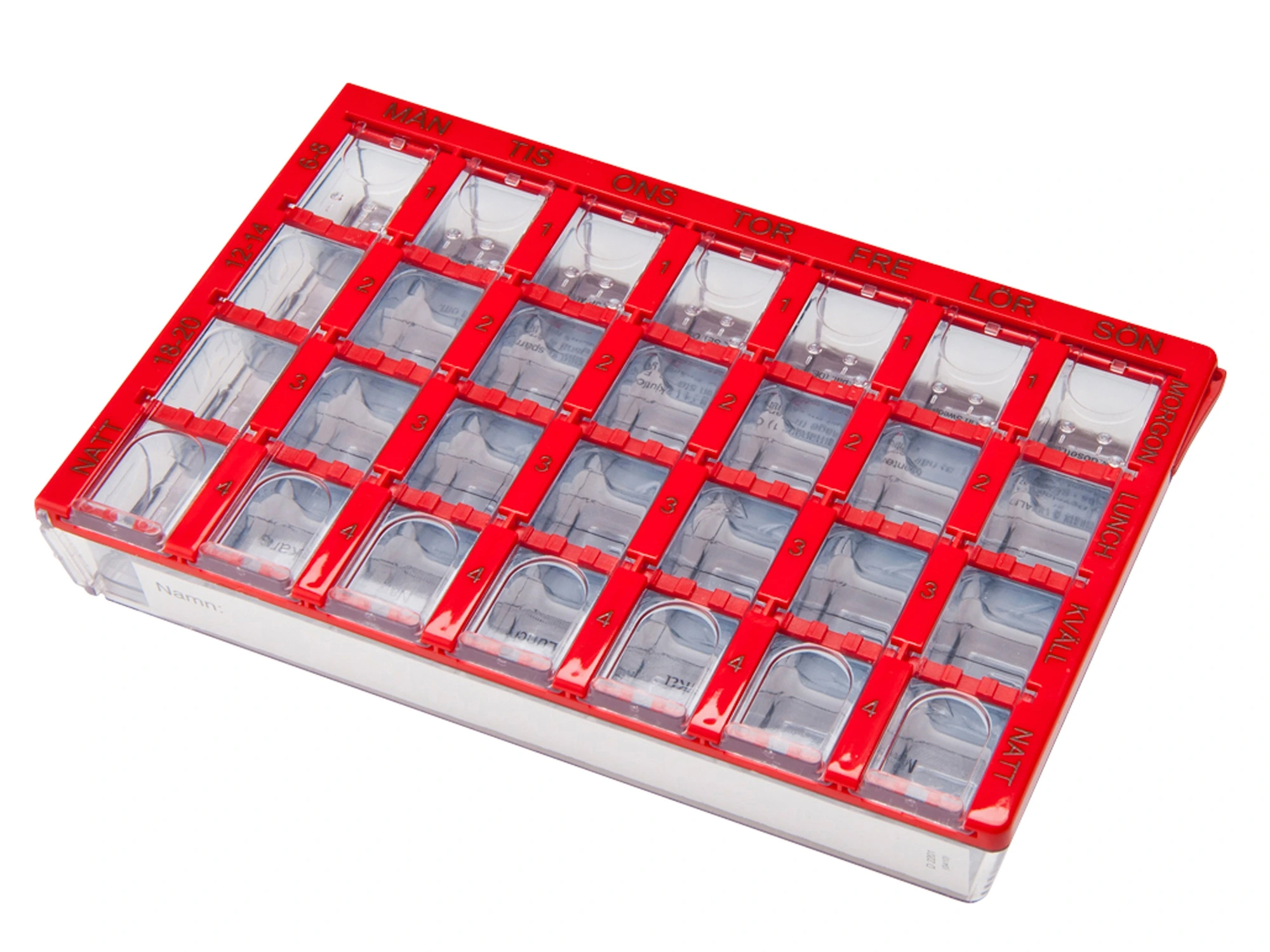 Dosett medi rød 1 stk