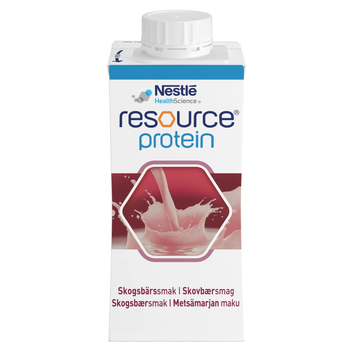 Resource Protein næringsdrikk skogsbær 4x200 ml