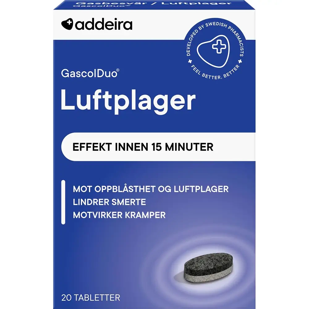 Gascolduo mot mage-/luftsmerter tab 300 mg/50 mg