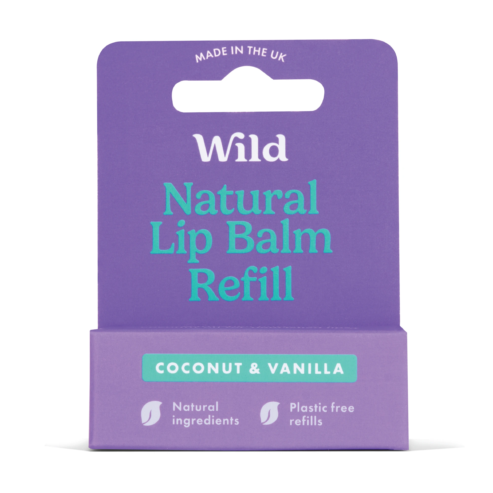 Wild Lip Balm Coconut & Vanilla leppepomade refill 4,5 g