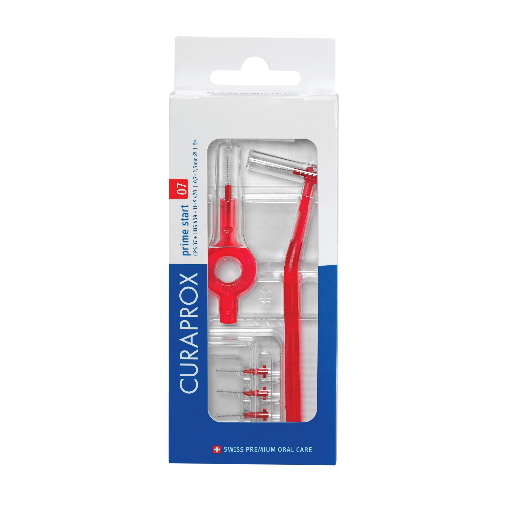 Curaprox Mellomromsbørste Startpakke, 0.7 mm / 2.5 mm, 1 stk.