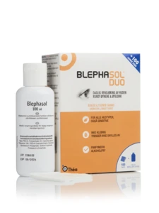 Blephasol Duo sminkefjerner og 100 servietter til øyelokk 100 ml