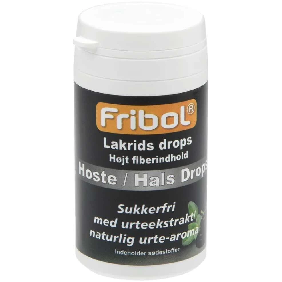 Fribol Hoste/hals drops uten tilsatt sukker lakris 60 g