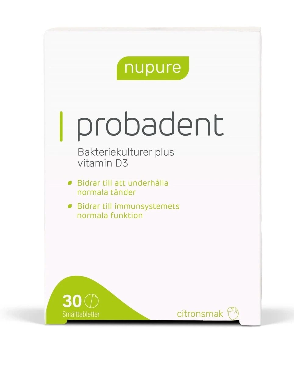 Nupure probadent sugetab 5 mikrog/500000000 CFU