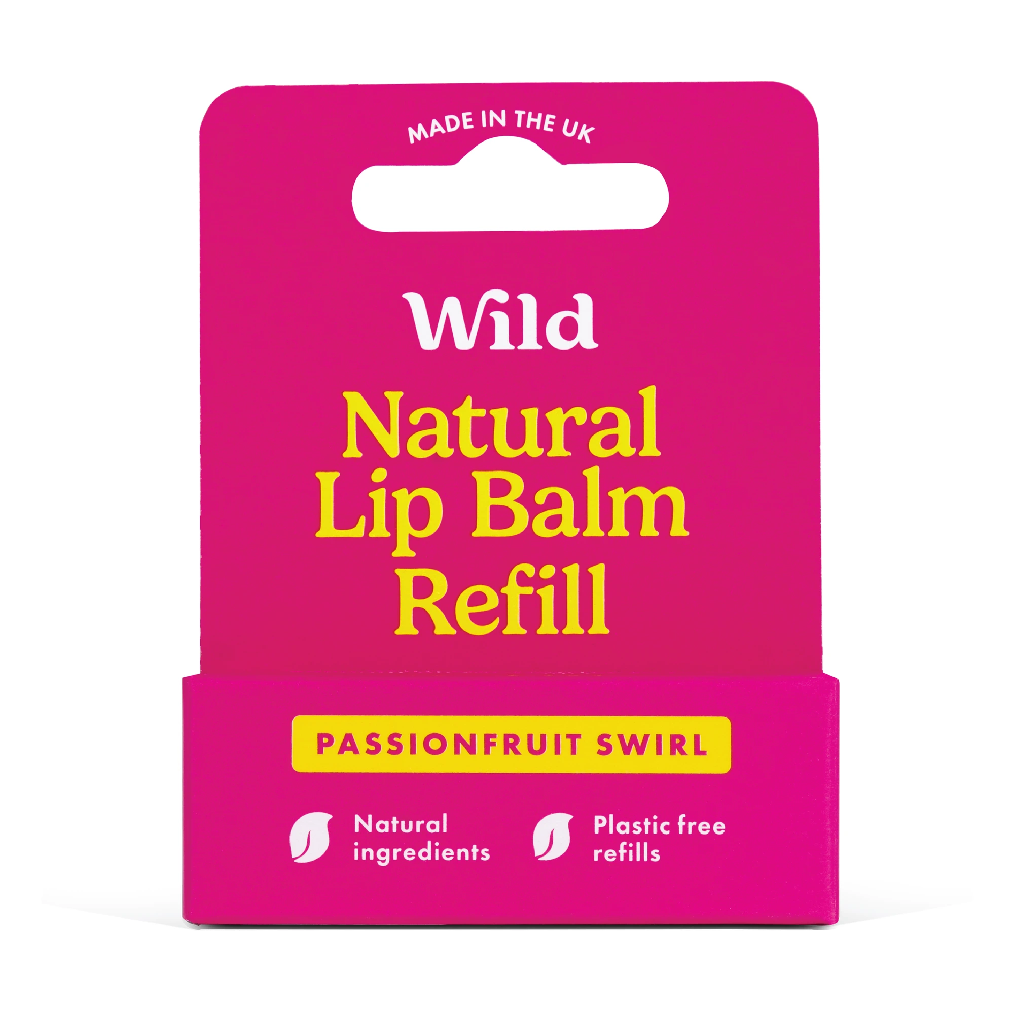Wild Lip Balm Passionfruit Swirl leppepomade refill 4,5 g