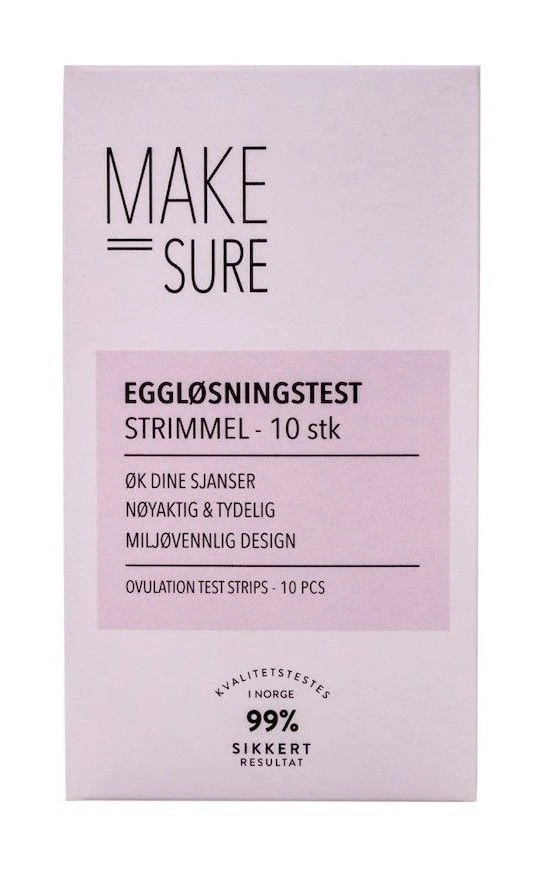Make Sure Eggløsningstest Strimmel, 10 stk.