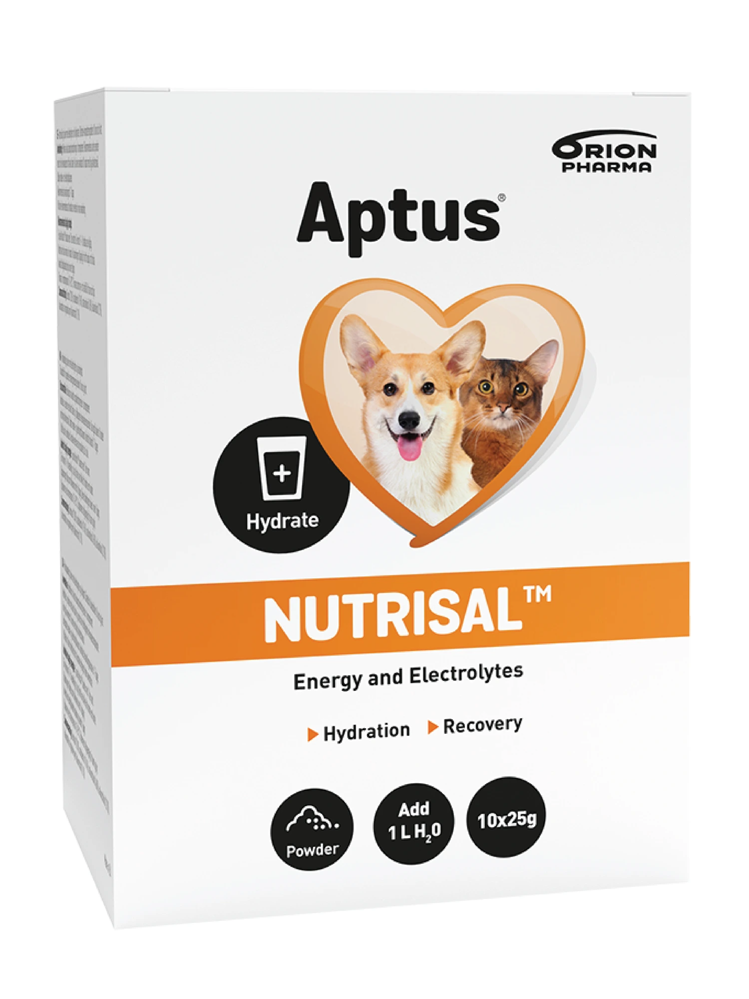 Aptus Nutrisal pulver til hund og katt 10x25 g