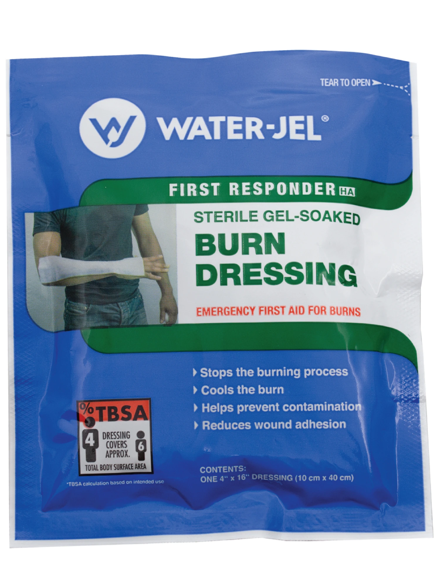 Water-Jel brannbandasje 10 x 40 cm 1 stk