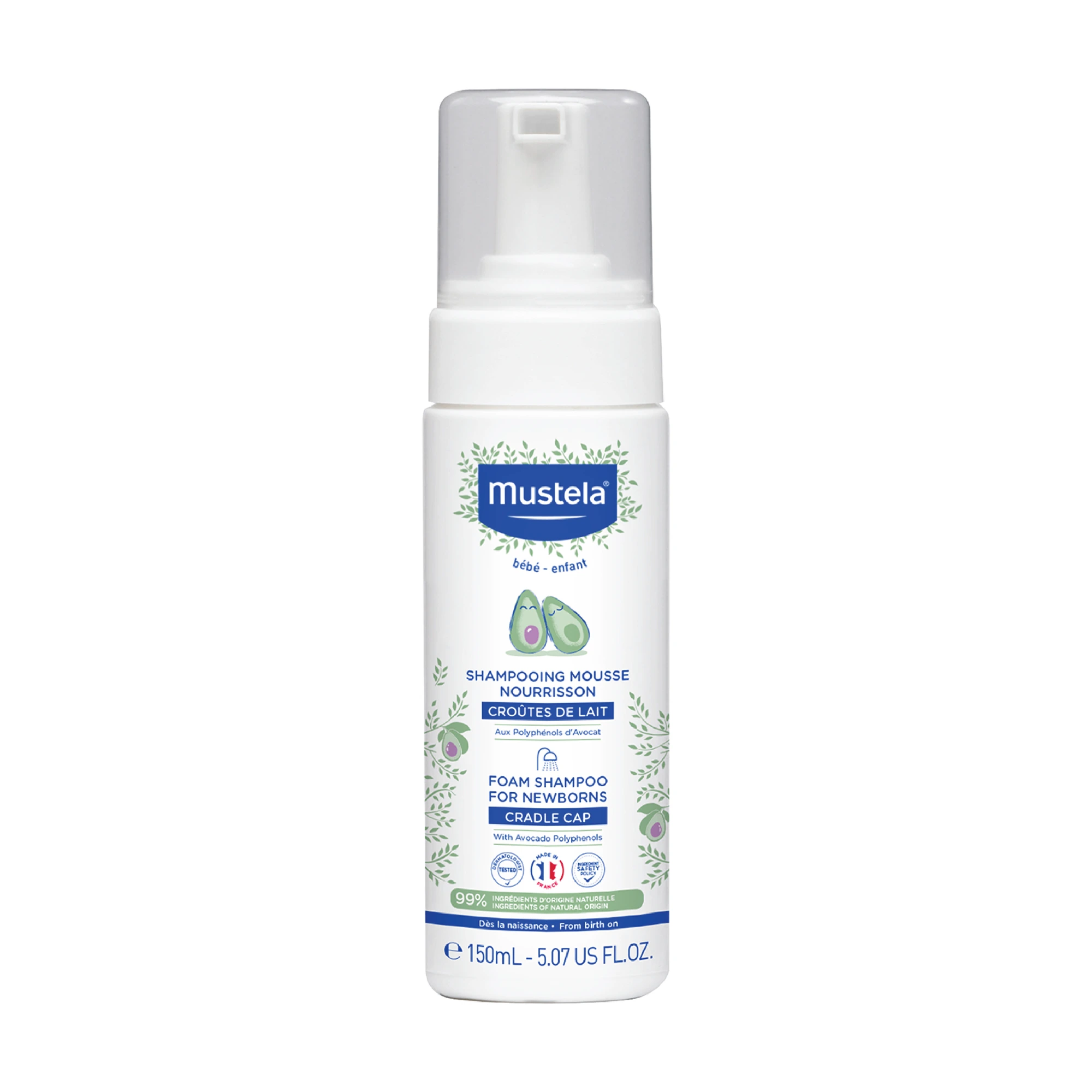 Mustela skumsjampo for nyfødte 150 ml