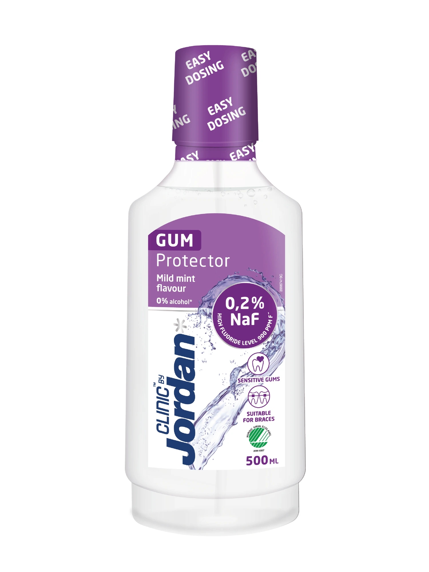 Jordan Clinic Gum Protector 0,2 % munnskyll 500 ml