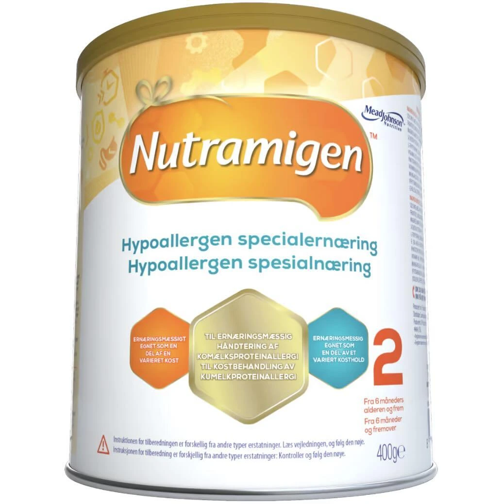 Nutramigen 2 hypoallergen spesialnæring pulver 400 g