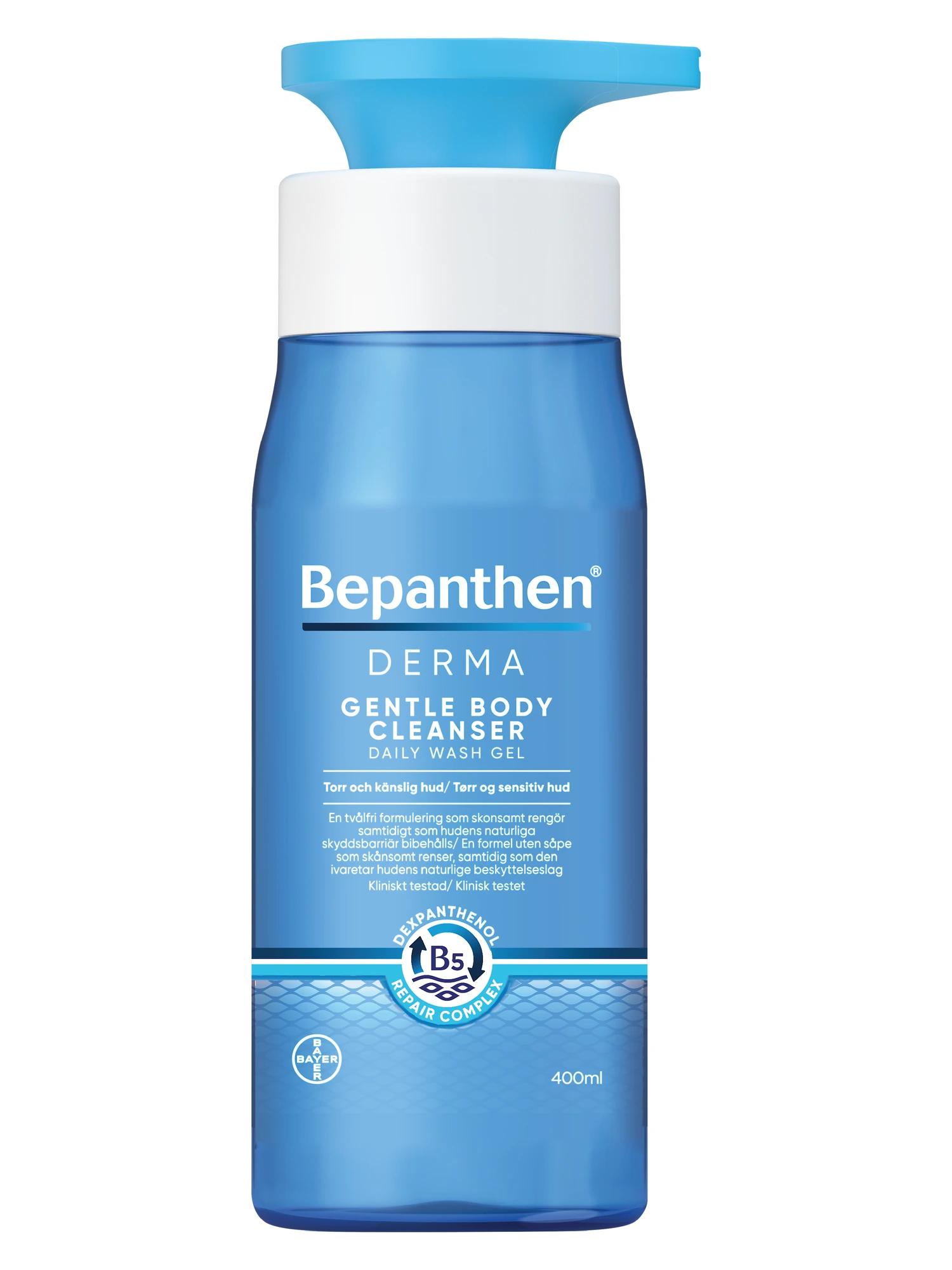 Bepanthen Derma Gentle kroppsvask gel 400 ml