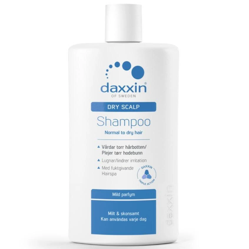 Daxxin sjampo normalt til tørt hår med parfyme 250 ml