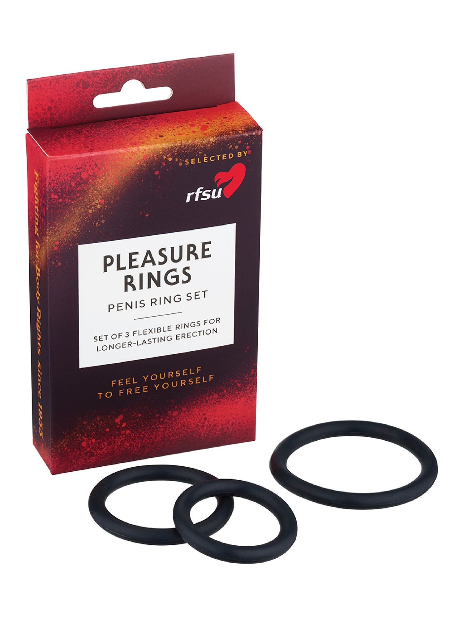 RFSU Pleasure Rings penisringer 3 stk