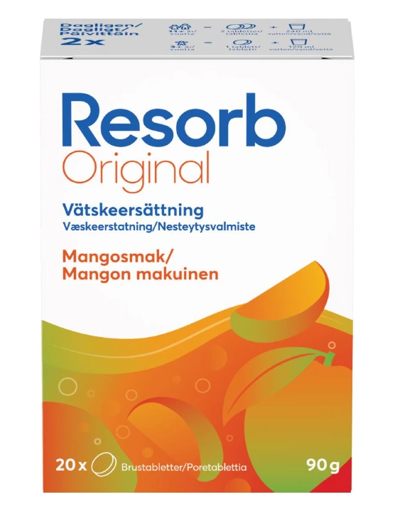 Resorb original mango brusetab