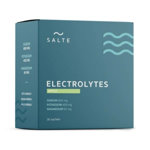 Salte elektrolytter eple pulv til mikst, oppl 400 mg/60 mg/800 mg