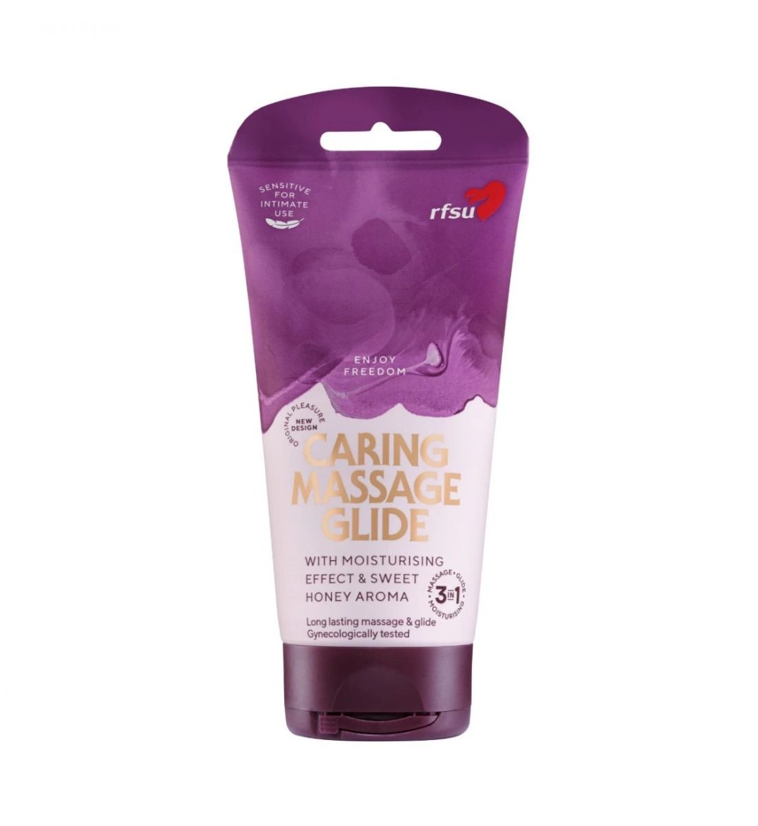 RFSU Caring Massage Glide 3-i-1 glidemiddel/massasjegel 150 ml