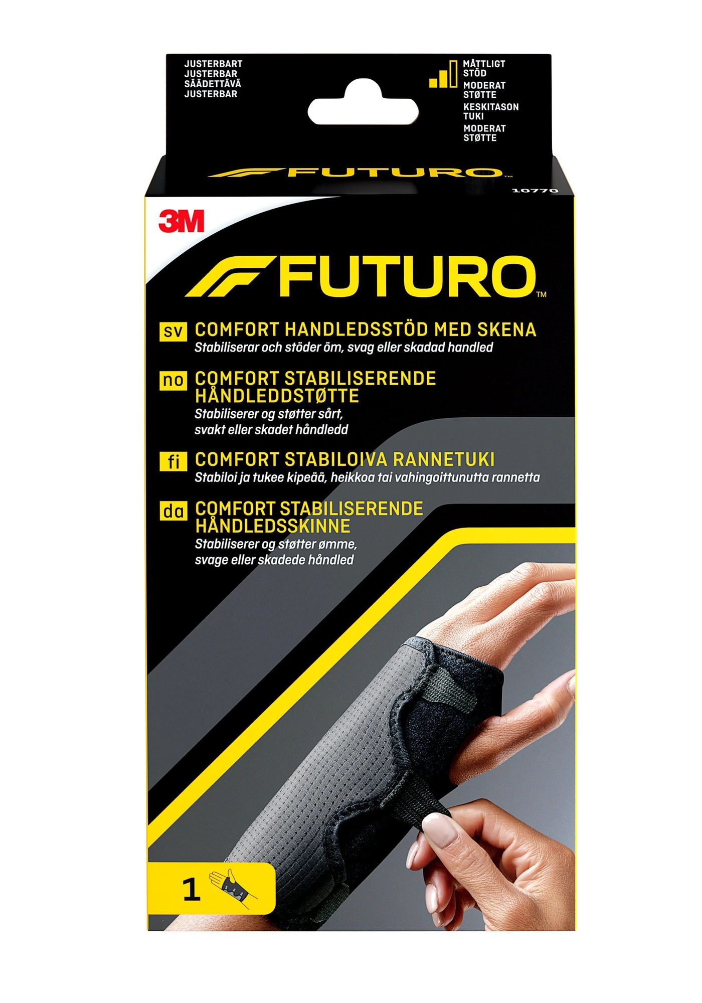 Futuro Comfort stabiliserende håndleddstøtte justerbar 1 stk