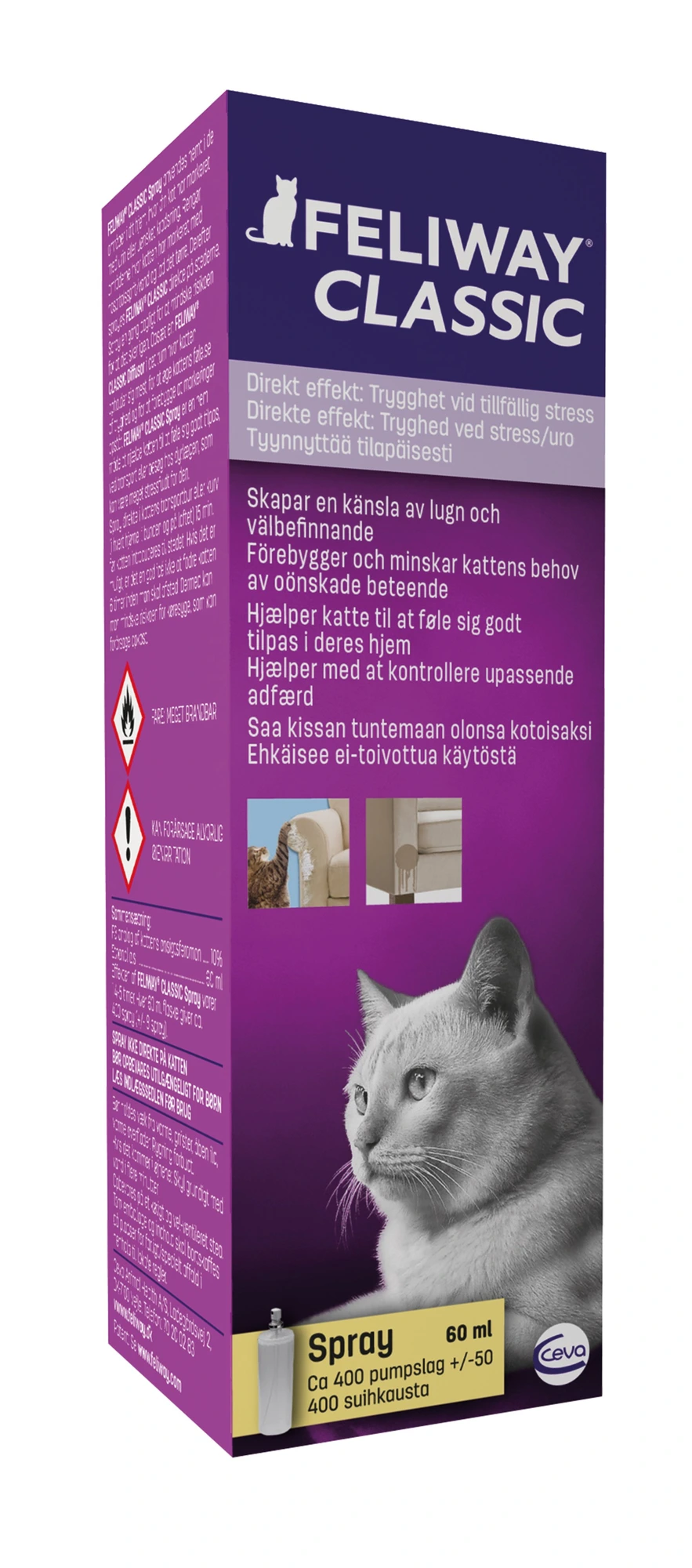 Feliway Classic spray til katt 60 ml