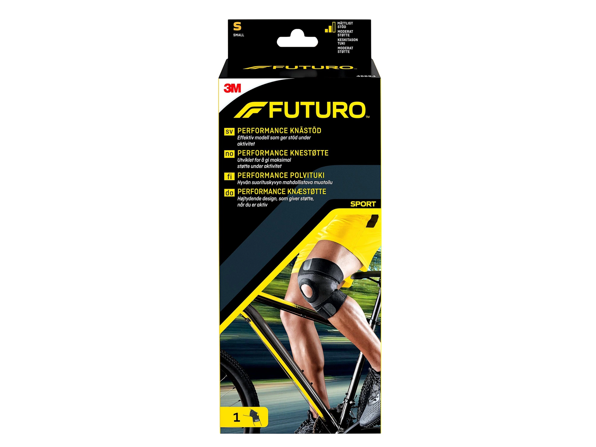 Futuro Performance knestøtte str S 1 stk