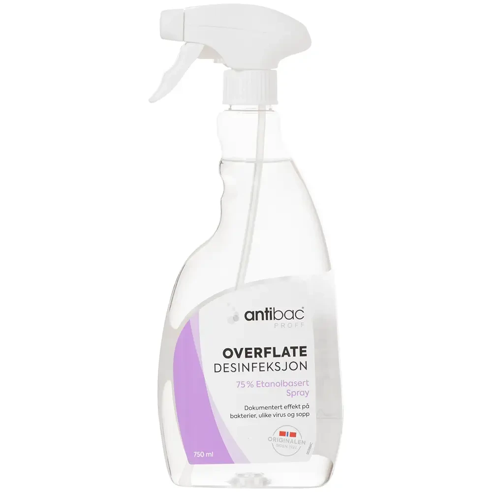 Antibac overflatedesinfeksjon spray 750 ml