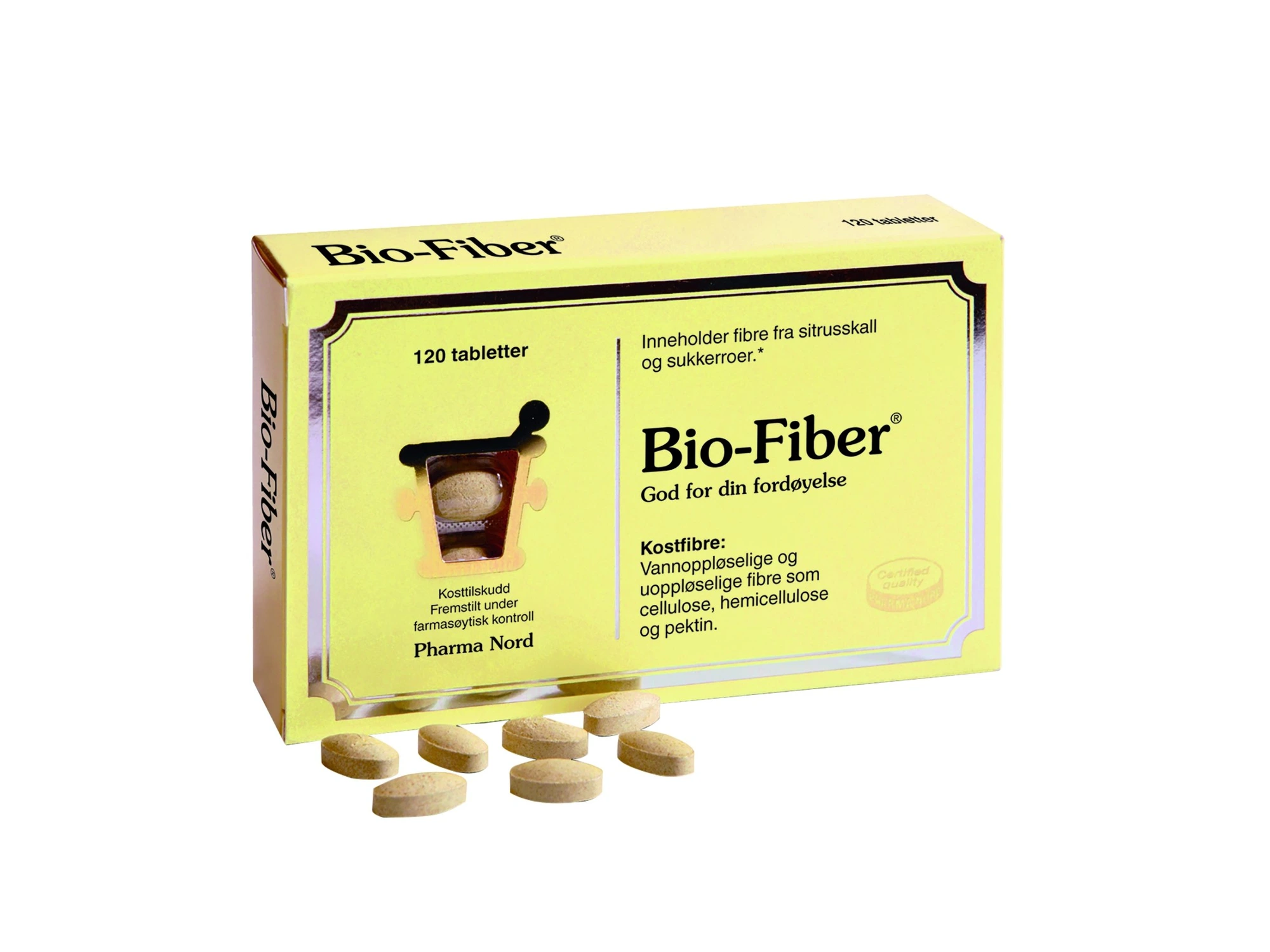 Bio-Fiber tabletter 120 stk