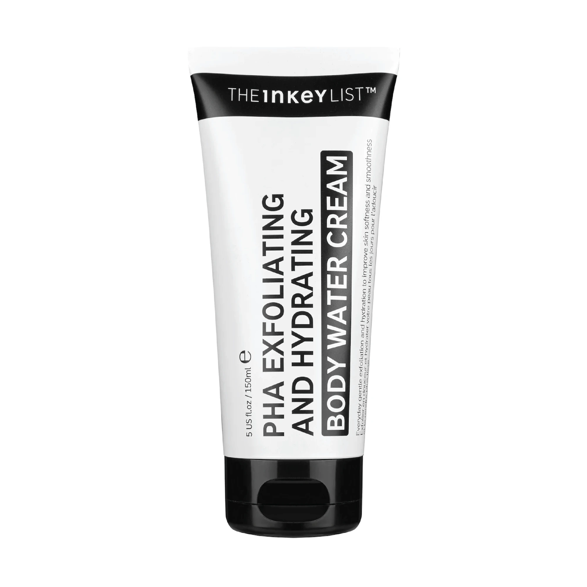 The Inkey List PHA Exfoliating and Hydrating Body Water Cream kroppskrem 150 ml