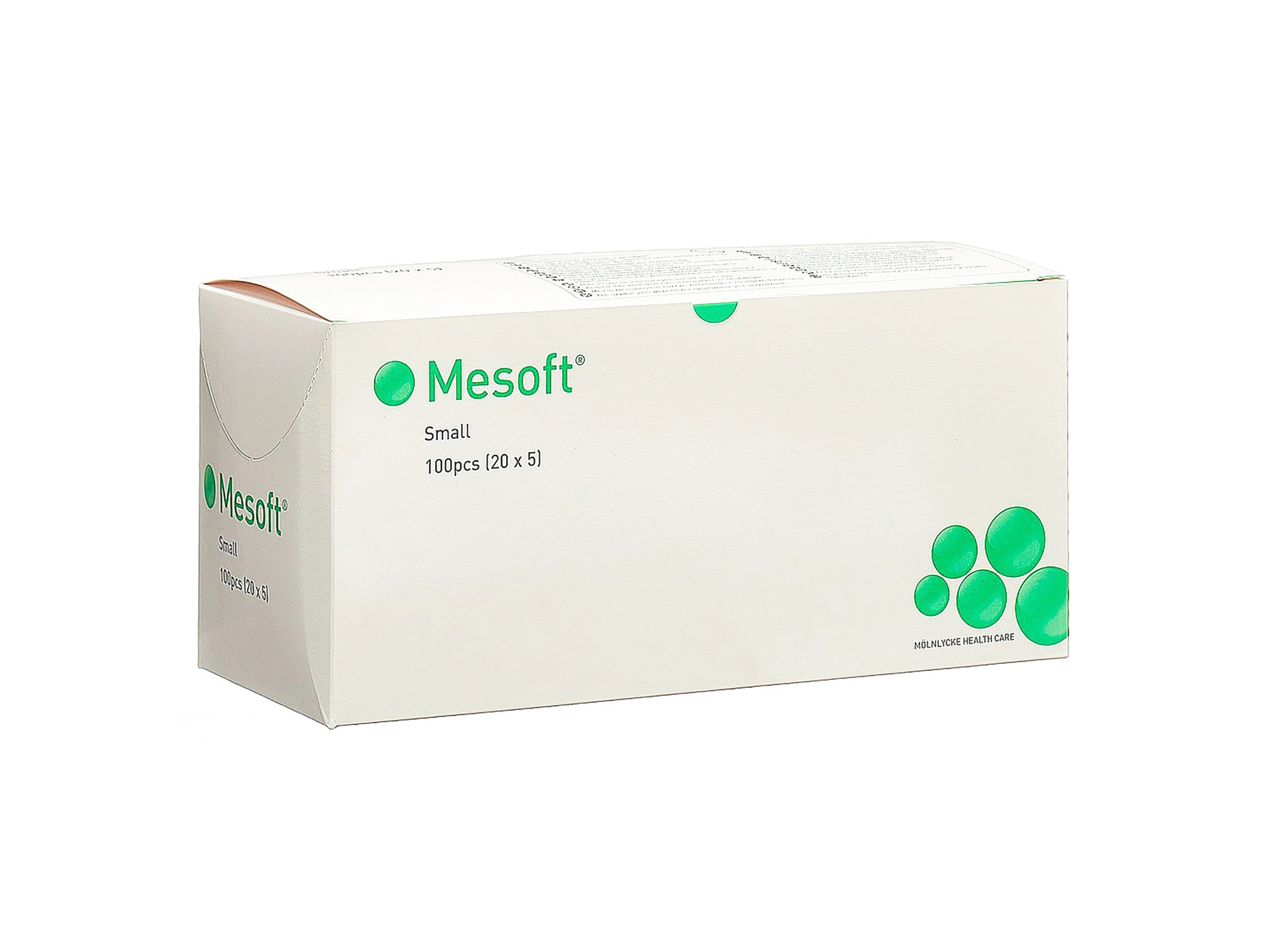 Mesoft sterile tupfere small 100 stk