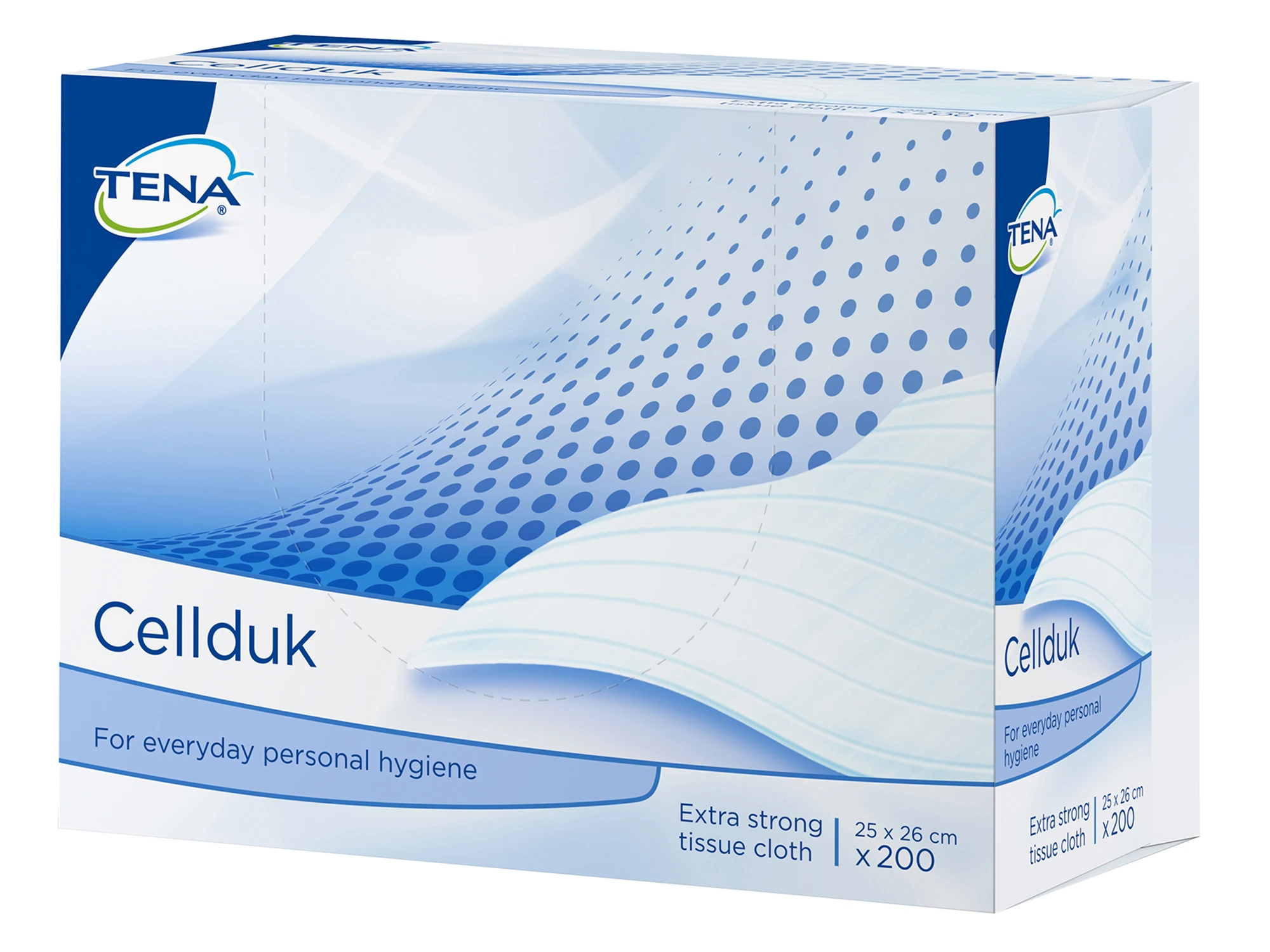 TENA cellduk 25 x 26 cm 200 stk