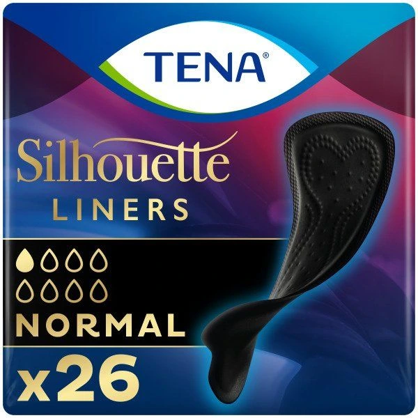 TENA Silhouette Normal bind sort 26 stk
