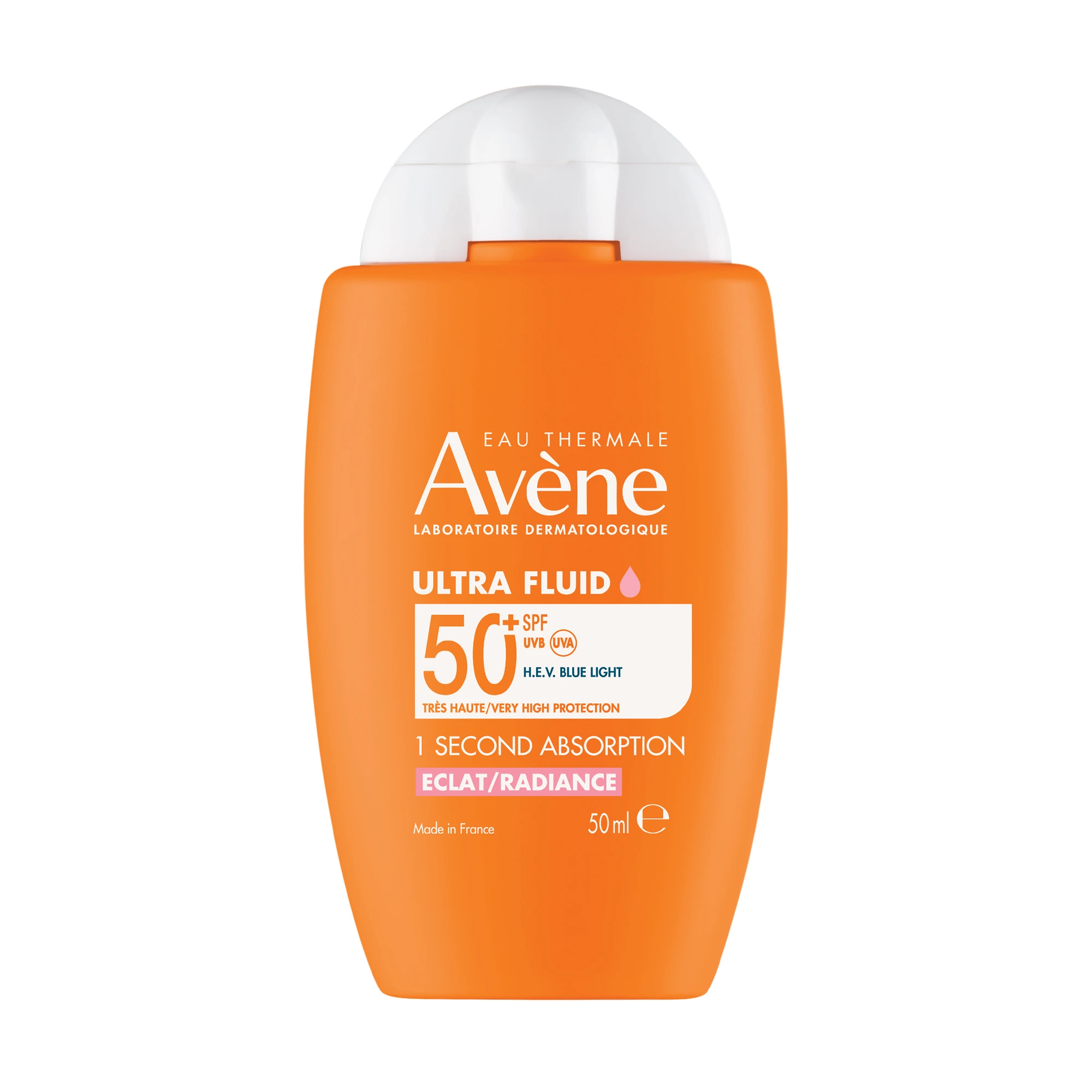 Avène Sun Ultra Fluid Radiance solkrem ansikt SPF50+ 50 ml